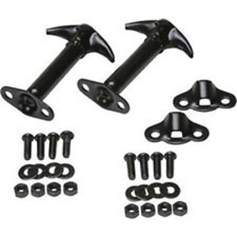 Rampage 1945-1949 Jeep CJ2A Hood Catch Kit - Black thumbnail 2