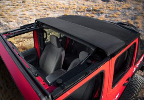 Rampage 2018-2021 Jeep Wrangler JL 4-Door Trailview Fastback - Black Diamond thumbnail 2