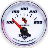 Autometer C2 52mm 100 - 250 Deg. F Electronic Trans Temp Gauge thumbnail 2