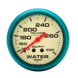 Autometer Ultra-Nite 2-5/8in 140-280 Deg F Mechanical Glow In The Dark Water Temp Gauge thumbnail 1