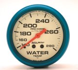 Autometer Ultra-Nite 2-5/8in 140-280 Deg F Mechanical Glow In The Dark Water Temp Gauge thumbnail 2