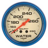 Autometer Ultra-Nite 2-5/8in 140-280 Deg F Mechanical Glow In The Dark Water Temp Gauge thumbnail 7