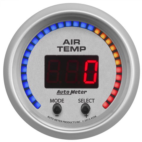 Autometer Ultra-Lite 2-1/16in 0-300 Degree F Dual Air Temp Gauge thumbnail 1