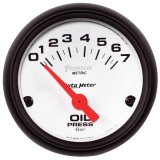 Autometer Phantom 2-1/16in 0-7 BAR Electric Oil Pressure Gauge thumbnail 1