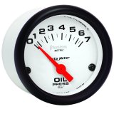 Autometer Phantom 2-1/16in 0-7 BAR Electric Oil Pressure Gauge thumbnail 5