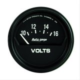 Autometer AutoGage 2-5/8in 16V Electrical Voltmeter - Black thumbnail 1