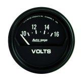 Autometer AutoGage 2-5/8in 16V Electrical Voltmeter - Black thumbnail 8