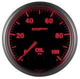Autometer Elite 52mm Oil Pressure Peak and Warn Gauge w/ Electronic Control thumbnail 3