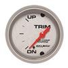 Autometer Marine Silver Ultra-Lite 2-1/16in 0 Down 90 Up Electric Trim Level Gauge thumbnail 6