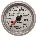 Autometer Ultra-Lite II 52mm 140-280 Deg F Mechanical Water Temp Gauge thumbnail 7