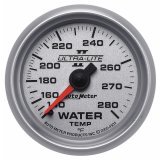 Autometer Ultra-Lite II 52mm 140-280 Deg F Mechanical Water Temp Gauge thumbnail 8
