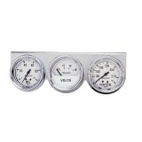 Autometer AutoGage 2-5/8in 0-100 PSI Oil Press/ 16 Volt / 130-280 Deg Water Temp - Chrome Bezel thumbnail 3