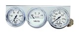Autometer AutoGage 2-5/8in 0-100 PSI Oil Press/ 16 Volt / 130-280 Deg Water Temp - Chrome Bezel thumbnail 8