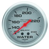 Autometer Ultra-Lite 2-5/8in 120-240 Deg F Liquid Filled Mechanical Water Temp Gage thumbnail 3