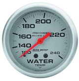 Autometer Ultra-Lite 2-5/8in 120-240 Deg F Liquid Filled Mechanical Water Temp Gage thumbnail 8