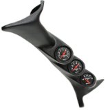 Autometer 99-06 Ford Powerstroke/SD Black Triple Pillar Z-Series Gauge Kit thumbnail 4
