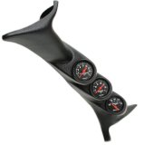 Autometer 99-06 Ford Powerstroke/SD Black Triple Pillar Z-Series Gauge Kit thumbnail 8