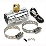 Autometer Radiator Hose Adapter 1.5in, 0.375in NPTF Female, Aluminum thumbnail 3