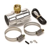 Autometer Radiator Hose Adapter 1.5in, 0.375in NPTF Female, Aluminum thumbnail 4