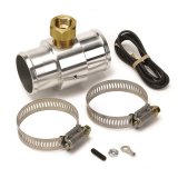 Autometer Radiator Hose Adapter 1.5in, 0.375in NPTF Female, Aluminum thumbnail 5
