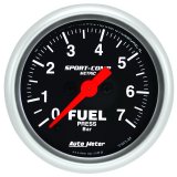 Autometer 2-1/16in 7BAR Digital Stepper Motor Sport-Comp Fuel Pressure Gauge thumbnail 2