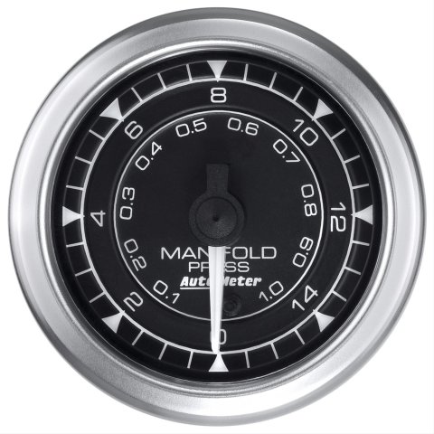 Autometer Chrono 2-1/16in 15PSI Manifold Pressure Gauge thumbnail 1