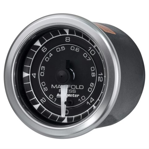 Autometer Chrono 2-1/16in 15PSI Manifold Pressure Gauge thumbnail 2
