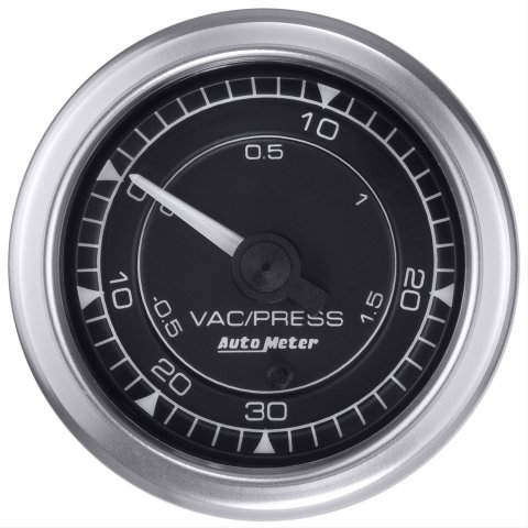 Autometer Chrono 2-1/16in 30INHG-30PSI Vacuum/Boost Gauge