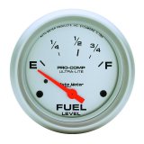 Autometer Ultra-Lite 2-5/8in 73-10 Ohm Fuel Level Gauge thumbnail 2