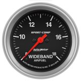 Autometer Sport-Comp 2-5/8in Wideband Air/Fuel Ratio Analog 8:1-18:1 AFR thumbnail 3