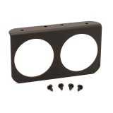 Autometer 2-5/8in Black Aluminum Dual Gauge Mounting Panel thumbnail 2