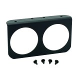 Autometer 2-5/8in Black Aluminum Dual Gauge Mounting Panel thumbnail 3