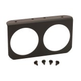Autometer 2-5/8in Black Aluminum Dual Gauge Mounting Panel thumbnail 4