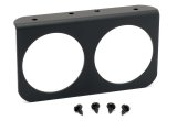 Autometer 2-5/8in Black Aluminum Dual Gauge Mounting Panel thumbnail 8