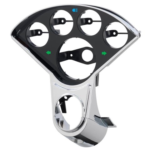 Autometer 55-56 Chevy Cars 5-Gauge Dash Panel (Fits One 3-3/8in Tach & Four 2-1/16in Gauges) thumbnail 7