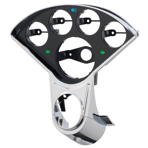 Autometer 55-56 Chevy Cars 5-Gauge Dash Panel (Fits One 3-3/8in Tach & Four 2-1/16in Gauges) thumbnail 9