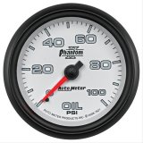 Autometer Phantom II 2-5/8in 100 PSI Mechanical Oil Pressure Gauge thumbnail 1