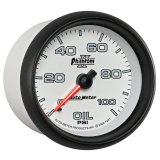 Autometer Phantom II 2-5/8in 100 PSI Mechanical Oil Pressure Gauge thumbnail 9