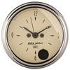 Autometer 2-1/16 inch 12 Hour Analog Antique Beige Clock thumbnail 6