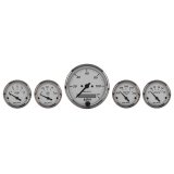 Autometer American Platinum 5 Piece Kit (Elec Speed/Oil Press/Water Temp/Volt/Fuel Level) thumbnail 1