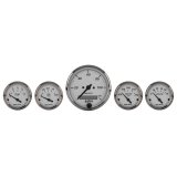 Autometer American Platinum 5 Piece Kit (Elec Speed/Oil Press/Water Temp/Volt/Fuel Level) thumbnail 2