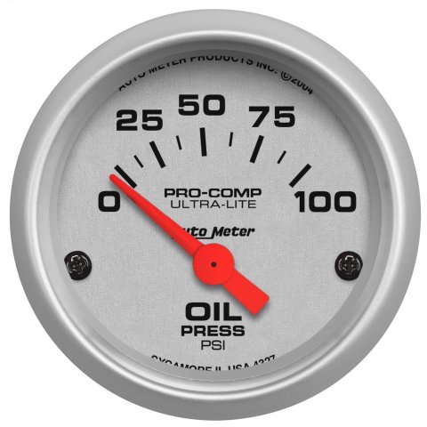 Autometer Ultra-Lite 69-76 Nova Dash Kit 6pc Tach / MPH / Fuel / Oil / WTMP / Volt thumbnail 4