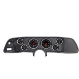 Autometer Designer Black 70-78 Camaro Dash Kit 6pc Tach / MPH / Fuel / Oil / WTMP / Volt thumbnail 1