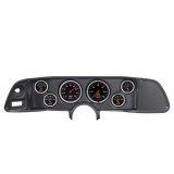 Autometer Designer Black 70-78 Camaro Dash Kit 6pc Tach / MPH / Fuel / Oil / WTMP / Volt thumbnail 2
