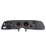Autometer Designer Black 70-78 Camaro Dash Kit 6pc Tach / MPH / Fuel / Oil / WTMP / Volt thumbnail 3