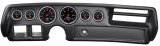 Autometer Designer Black 70-72 Chevelle/ El Camino/ Malibu Dash Kit 6pc Tach/MPH/Fuel/Oil/WTMP/Volt thumbnail 1