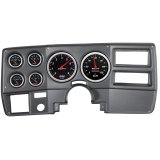 Autometer Designer Black 73-83 Chevy Truck / Suburban Dash Kit 6pc Tach/ MPH/ Fuel/ Oil/ WTMP/ Volt thumbnail 2