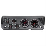 Autometer Designer Black 70-76 Duster/Demon/Dart Dash Kit 6pc Tach / MPH / Fuel / Oil / WTMP / Volt thumbnail 1