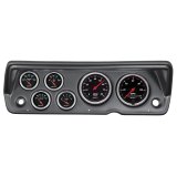 Autometer Designer Black 70-76 Duster/Demon/Dart Dash Kit 6pc Tach / MPH / Fuel / Oil / WTMP / Volt thumbnail 2