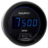 Autometer Cobalt Digital 85.7mm Black In-Dash Tachometer thumbnail 2